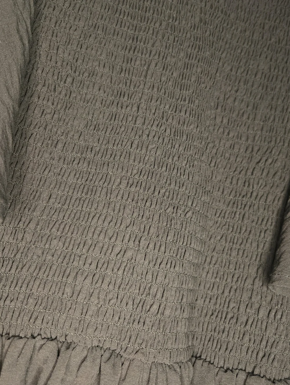 Black Smocked Midi Dress Women's Large Sleeveless Stretch Casual Summer Dress - Picture 9 of 11